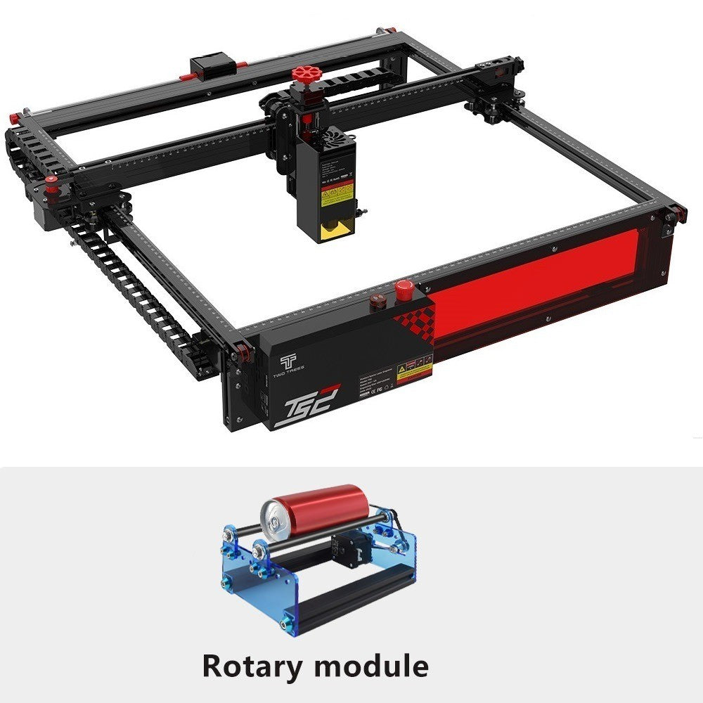 Twotrees-máquina de grabado láser TS2, cortador de tecnología de punto comprimido, interruptor de límite de eje XY, 450X450mm, 20W