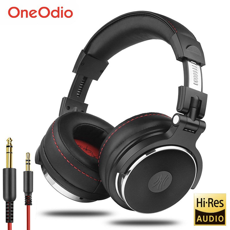 Oneodio auriculares con cable, Pro 10/30/50 Profesional DJ cascos Con microfono, Estéreo de Mezcla y Monitor de Estudio, Auriculares de alta resolución HiFi Over Ear, para PC AMP Teléfono Piano Guitarra