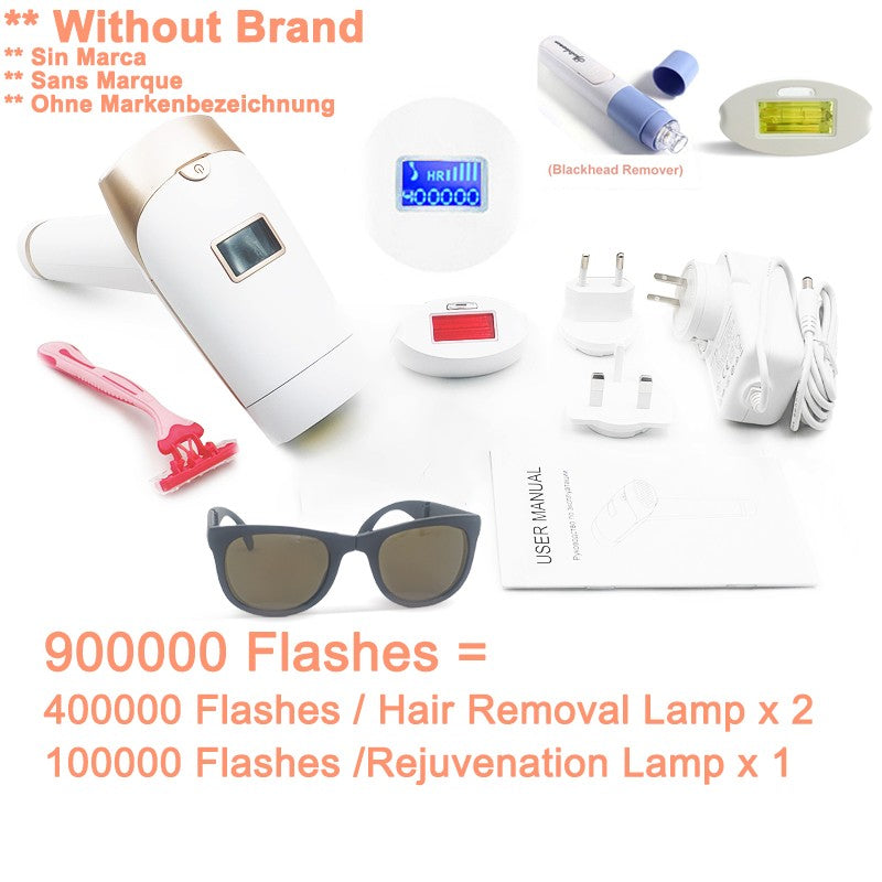 Lescolton-depiladora láser T009i para el hogar, máquina de depilación permanente IPL con 1000000 Flashes, pantalla LCD, recortadora de Bikini eléctrica