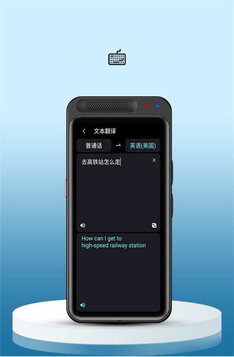 Traductor de Voz Inteligente Portátil Z6, Grabación Instantánea, 139 Idiomas, Traducción Inteligente en Tiempo Real, Máquina de Traducción Offline