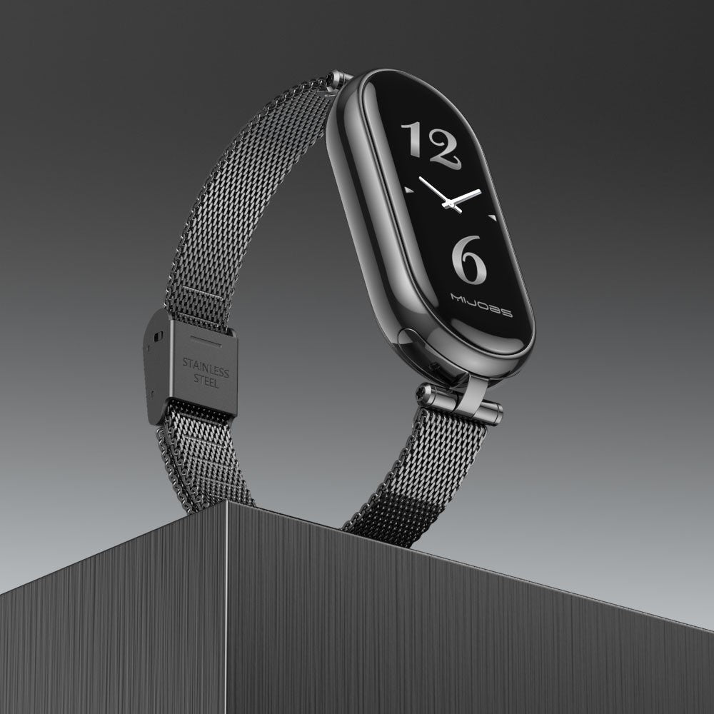 Correa para Xiaomi Mi Band 9 8 10 7 6 5 Pulsera inteligente Mujeres Niñas Moda Malla Metálica Correa de reloj Accesorios de repuesto Miband 9 10