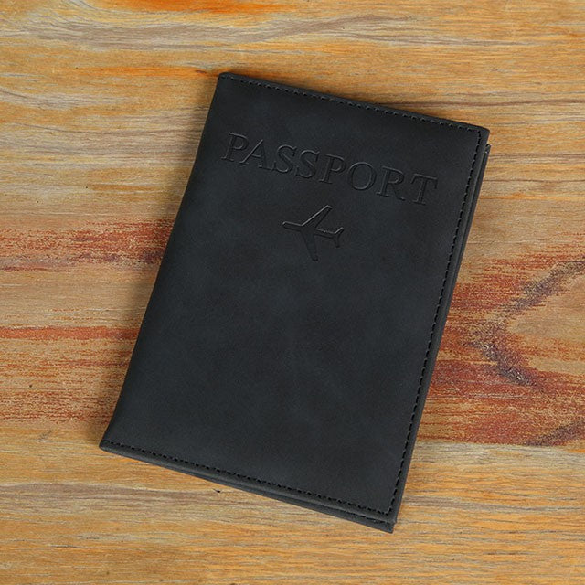Amante el mapa del mundo cubierta de pasaporte estampado en caliente avión Simple mujeres hombres viaje pasaporte estuche protector moda regalo de boda