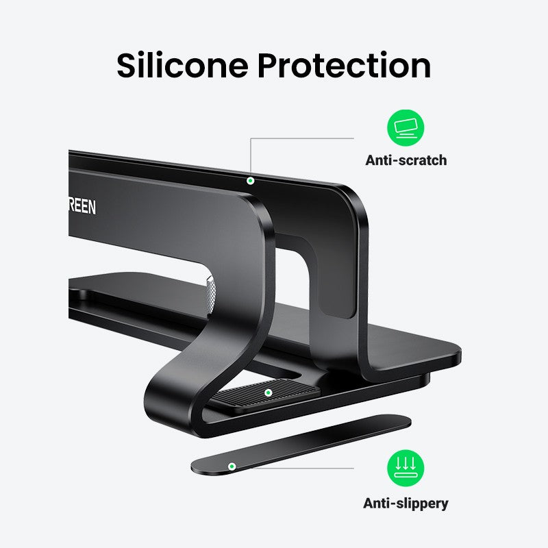 UGREEN-soporte Vertical para ordenador portátil, accesorio de aluminio para MacBook Pro, tableta y teléfono