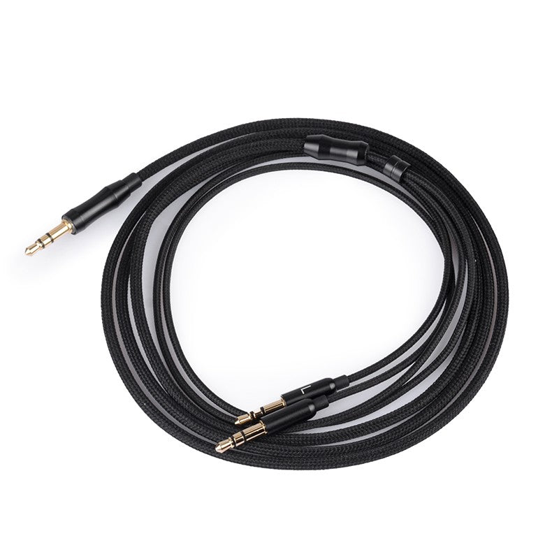 Koceta 3,5mm a doble 3,5mm OFC Cable de auriculares en la oreja Cable de repuesto de actualización para auriculares para HE400Se HE400I HE560 HE350