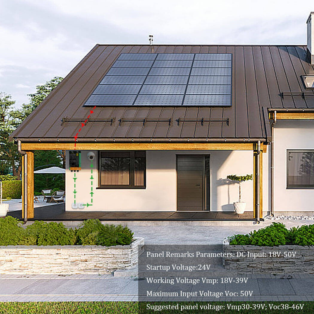 Inversor Solar Y & H 350W 300W 500W 600W 700W MPPT Solar PV conexión a red Micro inversor serie GMI entrada 26-46V salida CC 110V-240V