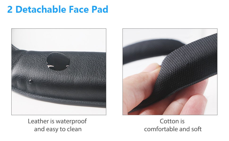Paquete de 2 almohadillas faciales para Oculus Quest 2, interfaz facial y almohadillas para cubrir la cara, cojín facial antivaho a prueba de sudor para VR Meta Quest 2