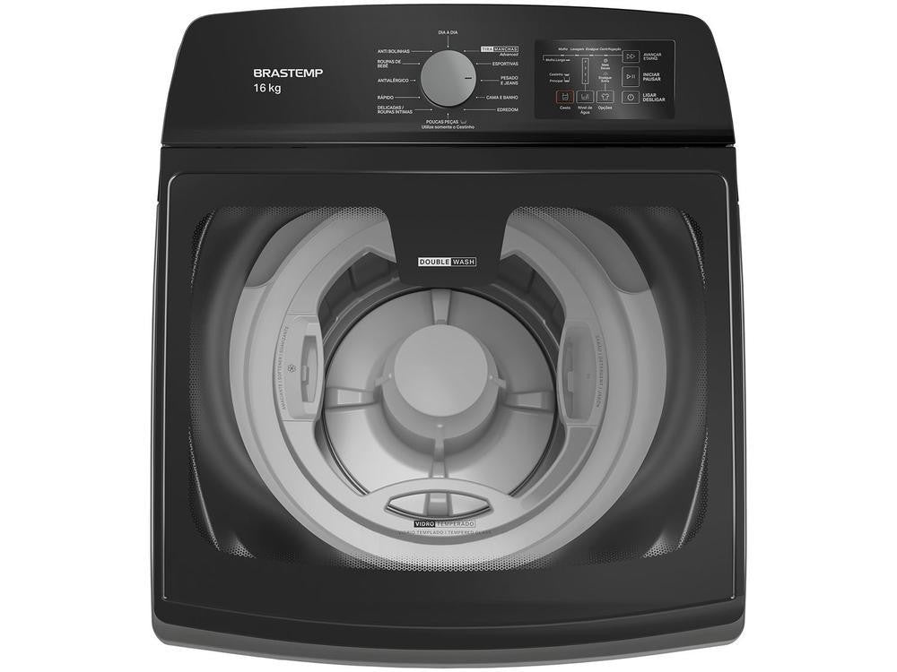 Brastemp-lavadora de titanio, 16kg, 12 programas, BWD16 - 110V