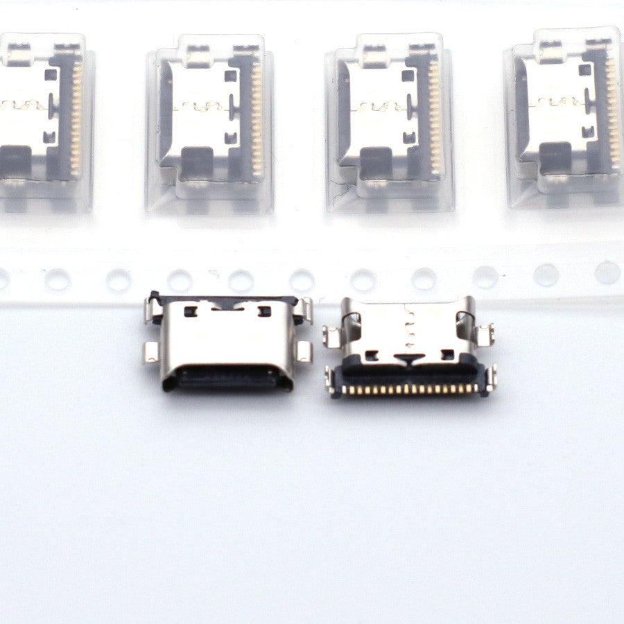 50 Uds. Conector de cargador de carga USB de 18 pines puerto Dock para Samsung Galaxy A51 A71 A21S A40S A50S A20 A30 A40 A50 A60 A70