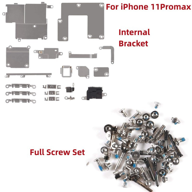 Piezas de repuesto de soporte interno y juego completo de tornillos para iPhone 7 7Plus 8 8Plus X XR XSMAX 11 11PRO MAX 12 12PRO MAX 12Mini