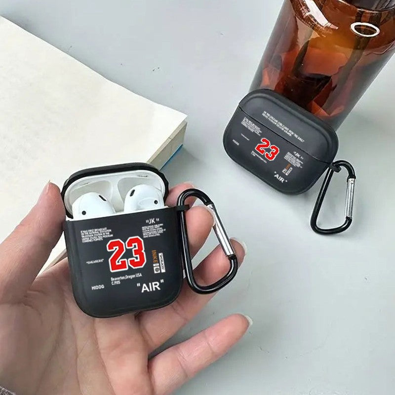 Funda transparente para Airpods negra con estilo, funda para Airpods 4, 2, 3 Pro, 2 generación, funda para Airpod Pro, regalo para auriculares de novio