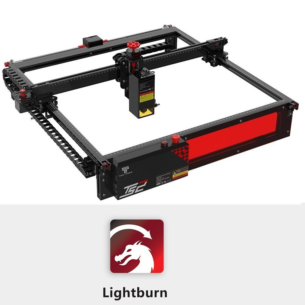Twotrees-máquina de grabado láser TS2, cortador de tecnología de punto comprimido, interruptor de límite de eje XY, 450X450mm, 20W