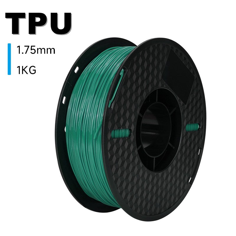 Filamento de impresora 3D KINGROON TPU 1KG 1,75mm Material de impresión 3D suave y Flexible red de plástico TPU de alta resistencia peso 1 kg/rollo