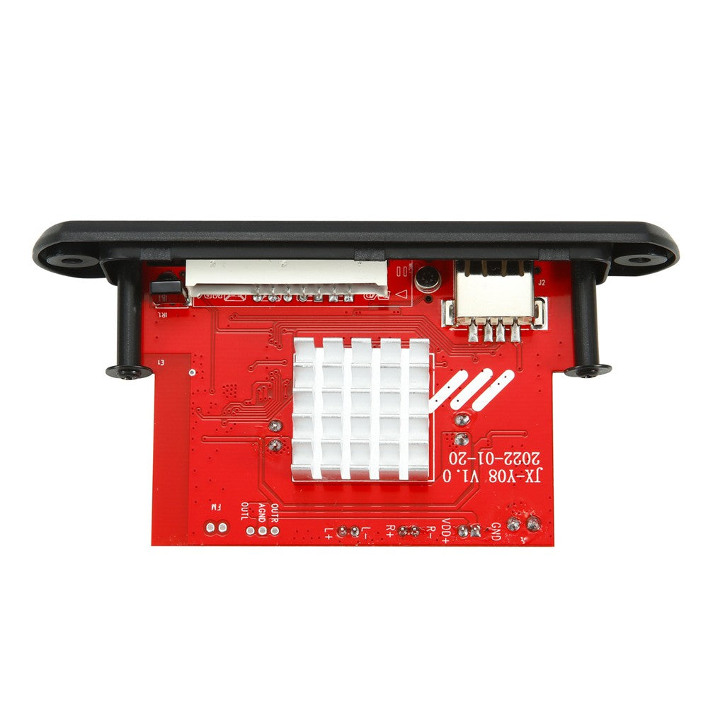 Amplificador de 120W, placa decodificadora MP3 WMA WAV de 12V, 60W x 2, Bluetooth 5,0, módulo de Audio y música inalámbrico, USB, TF, Radio FM para coche