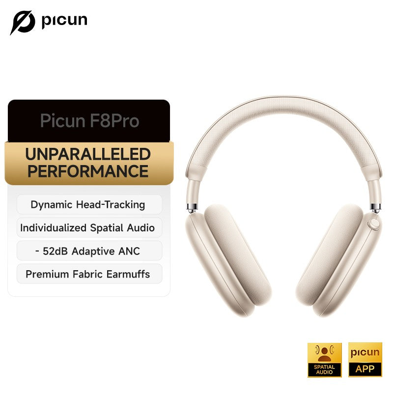 Picun F8 Pro ANC auriculares inalámbricos seguimiento de cabeza Audio espacial 3