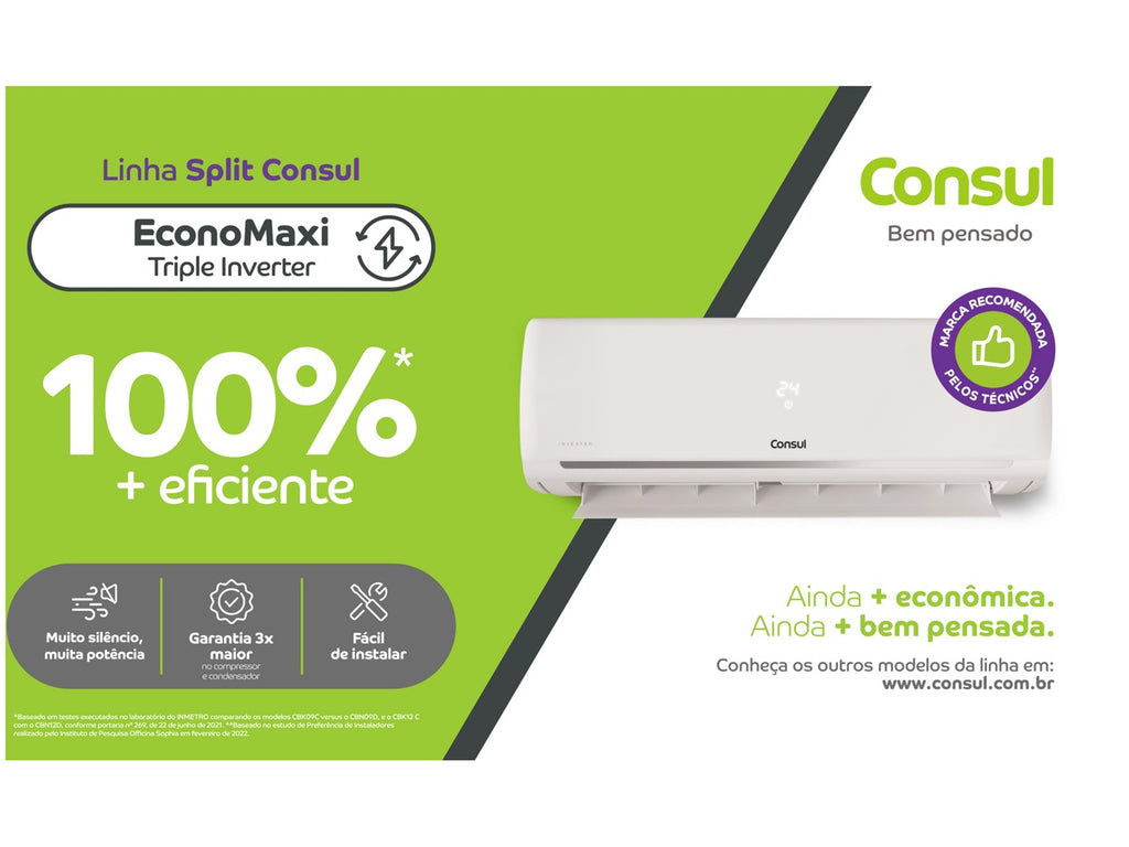 Aire Acondicionado Split Frío Consul Triple Inverter 22,000 BTUs CBL22CB - 220V