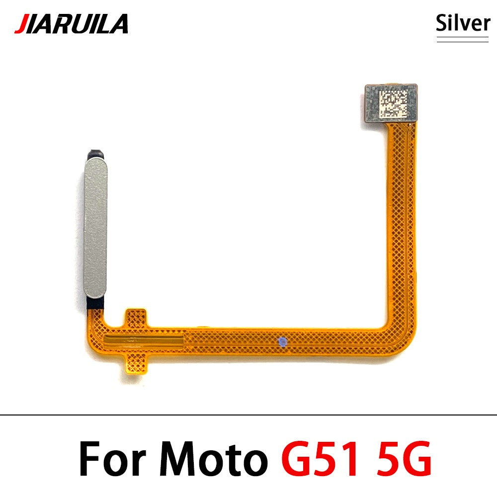 Botón de inicio, Sensor de identificación táctil de huellas dactilares, cinta de Cable flexible, piezas de repuesto para Moto G22 G31 G51 5G G60S G71