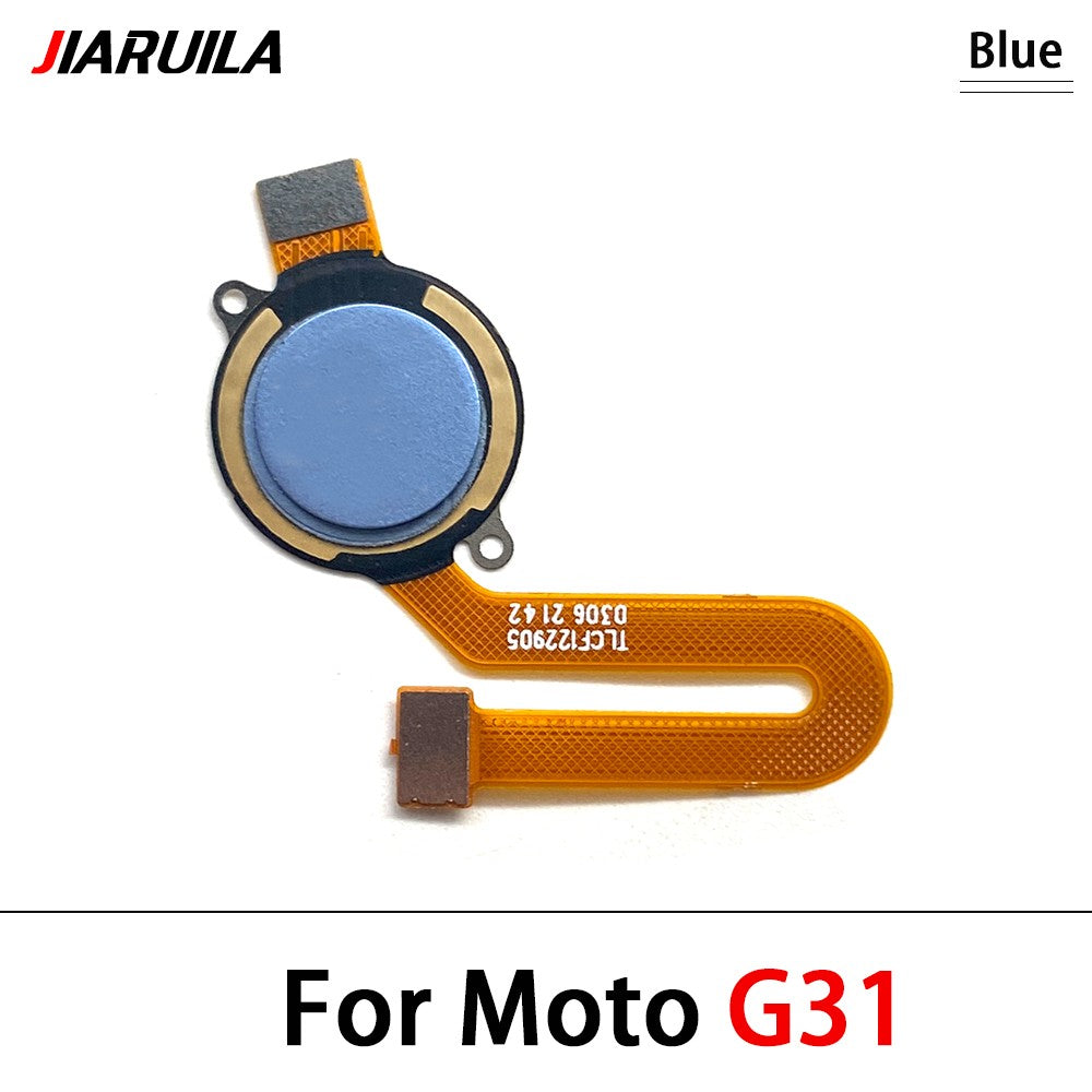 Botón de inicio, Sensor de identificación táctil de huellas dactilares, cinta de Cable flexible, piezas de repuesto para Moto G22 G31 G51 5G G60S G71