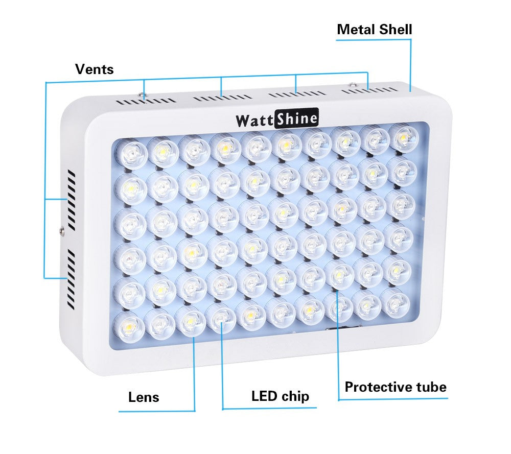 Atenuador de luz Led regulable para acuario, luces para tanque Fsih, 180W, lámpara para pecera de arrecife marino, decoración para peceras y acuarios