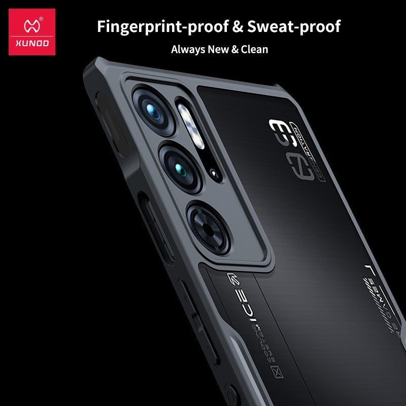 Xundd para Nubia Red Magic 9S Pro 9 Pro Plus 8S Pro Funda, Airbag carcasa a prueba de golpes, protección de cámara Raya trasera cubierta transparente Funda