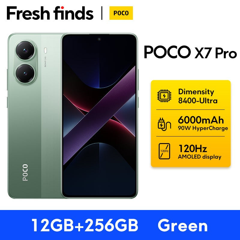 POCO X7 Pro 5G Versión Global Smartphone Dimensity 8400-Ultra 6000mAh 90W Carga 50MP Cámara con OIS NFC