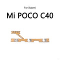 Interruptor de botón de encendido, botón de silencio de volumen, Cable flexible de encendido/apagado para Xiaomi Mi POCO C3 C40 M4 Pro 5G 4G M5 M5S Pocophone