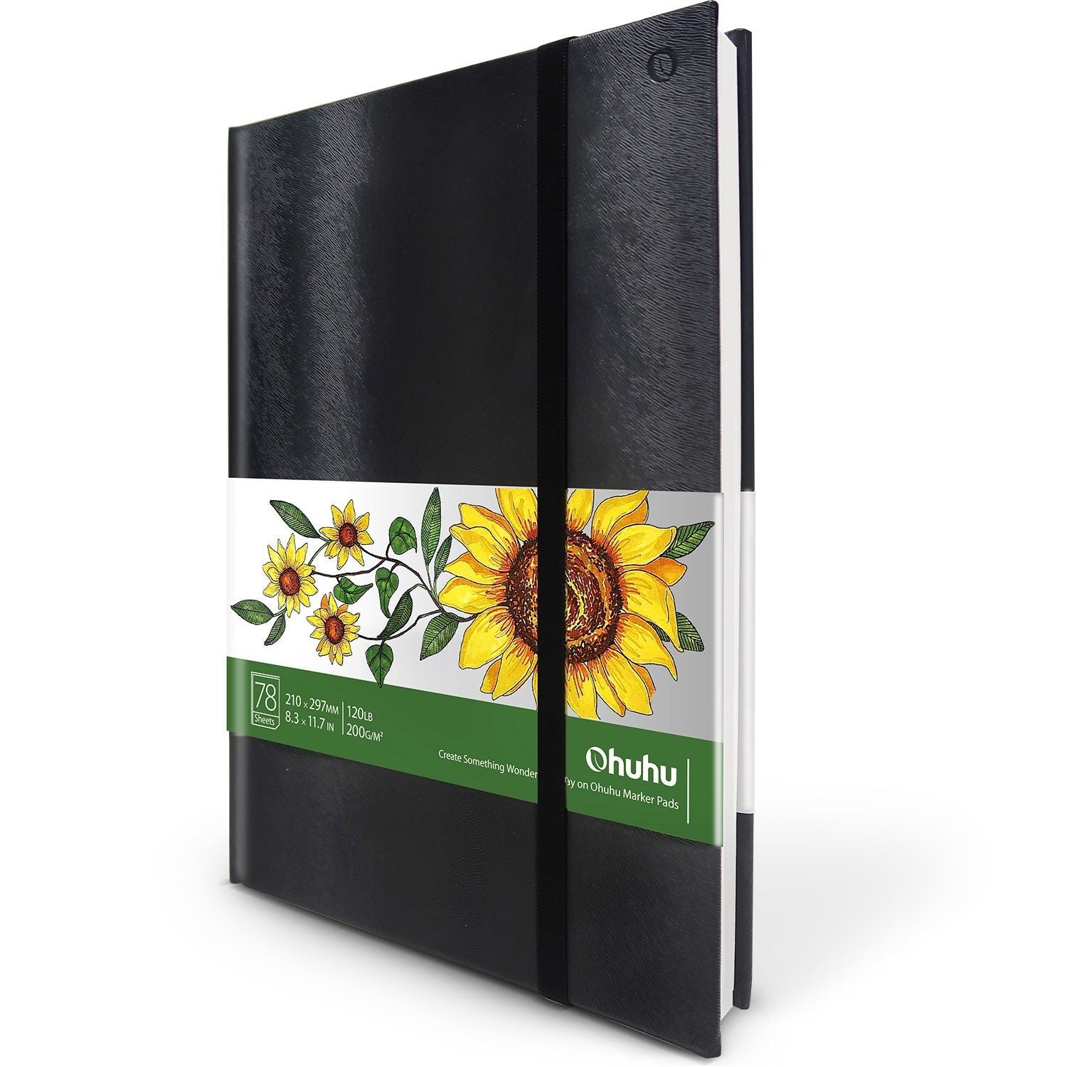 Ohuhu-alfombrillas marcadoras para bocetos de arte, cuaderno de tapa dura, pintura artística para estudiantes, libro de acuarelas, suministros escolares para bocetos de grafiti