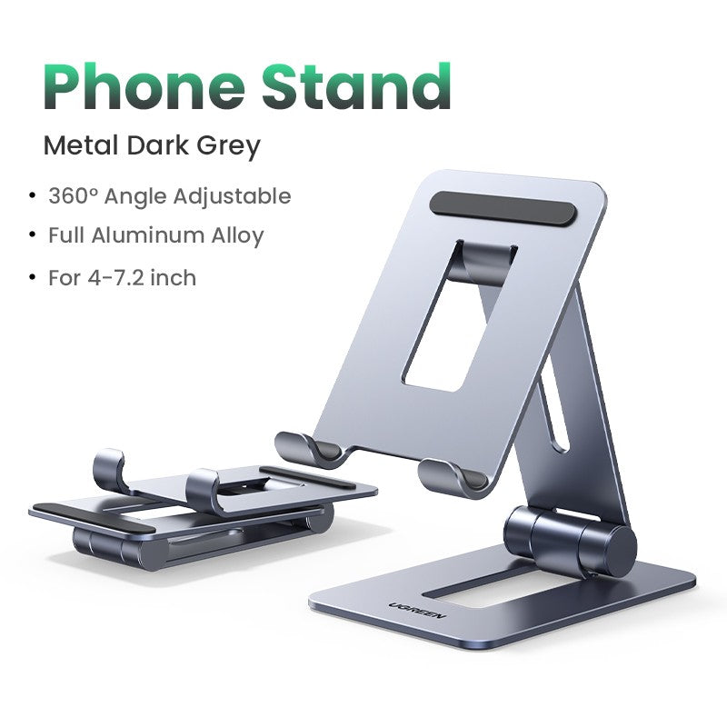 UGREEN-soporte ajustable de aluminio para teléfono móvil, accesorio de escritorio para iPhone 13, 12 Pro Max, tableta