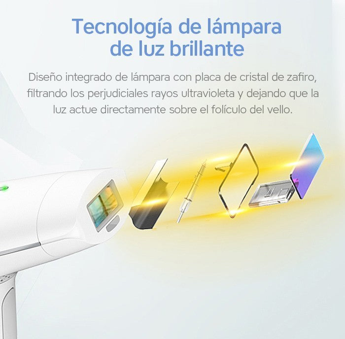 Lescolton 2in1 de depilación láser IPL máquina depiladora láser depilación permanente Bikini Trimmer eléctrico depilador un láser