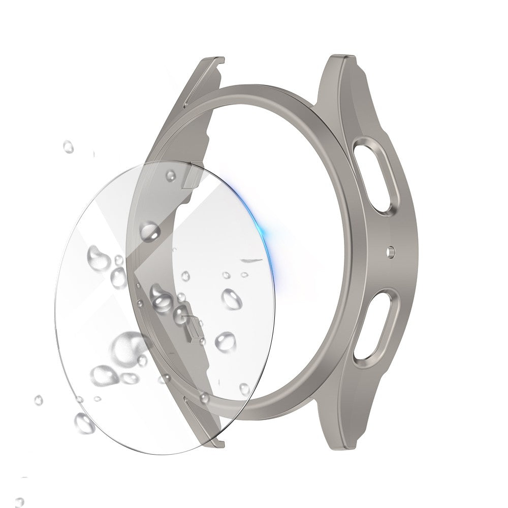 Vidrio y funda para Samsung Galaxy Watch 7, Protector de pantalla de 40mm/44mm, vidrio templado y PC duro, cubierta protectora de parachoques, juego de accesorios