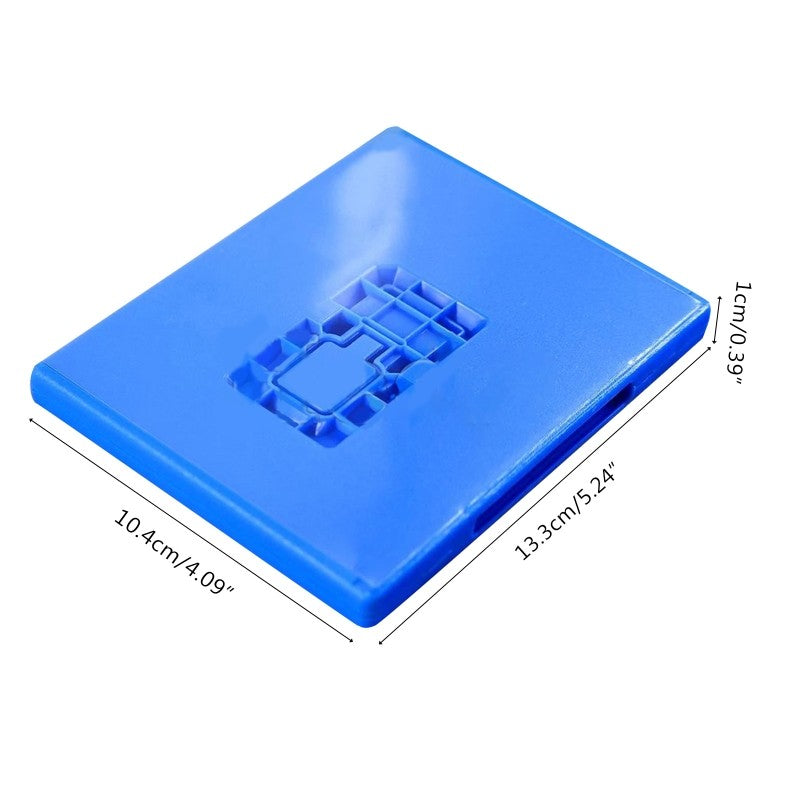 Caja de almacenamiento de cartucho azul, tarjeta de juego para estuche, funda de casete de juego para PSV1000 PSV2000, resistente a caídas