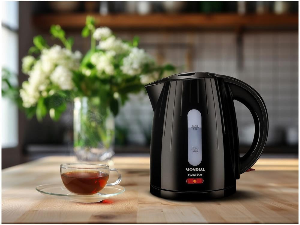 Hervidor Eléctrico Mondial Pratic Hot CE-07 Negro-220V
