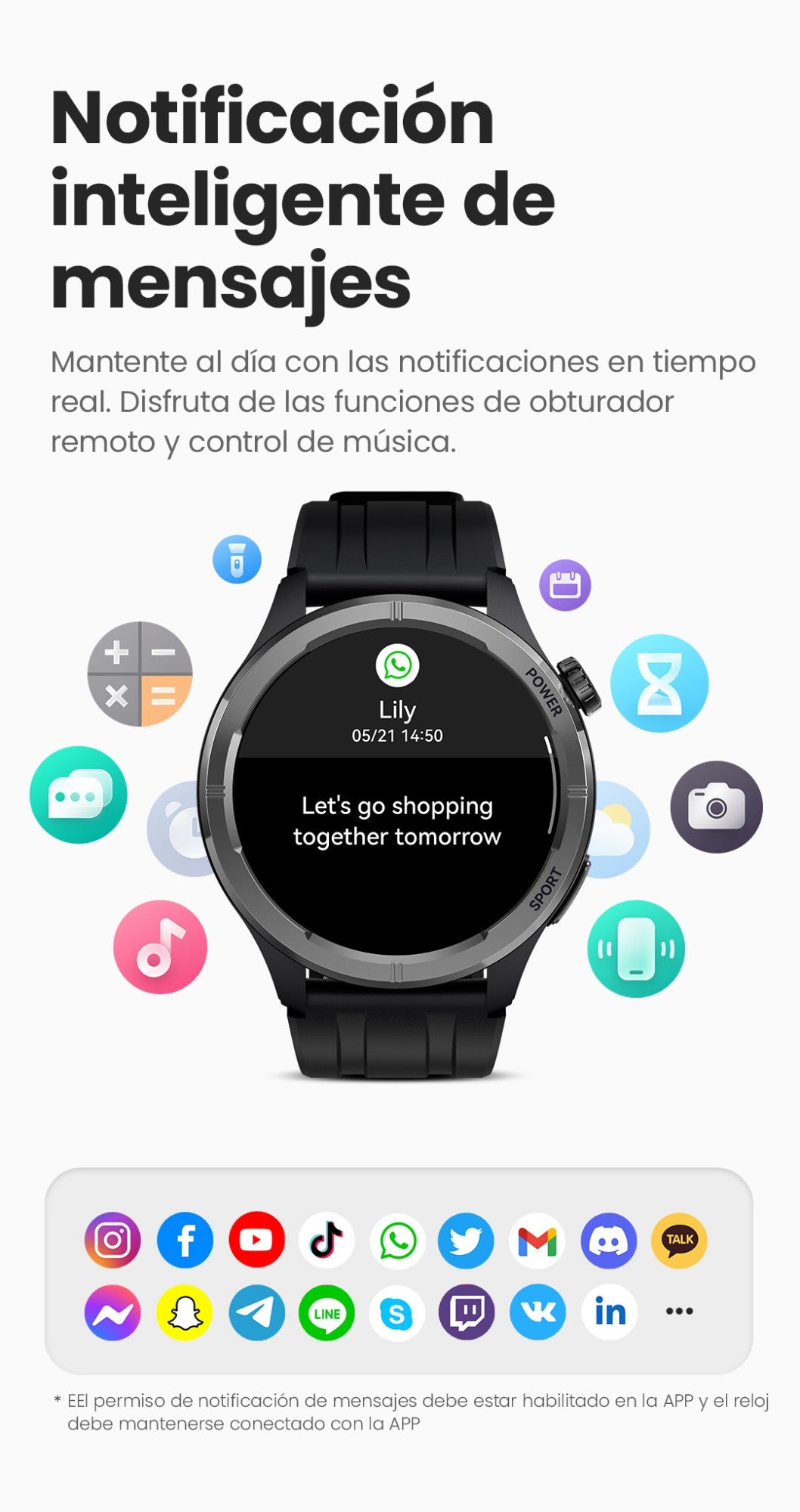 HAYLOU Solar Neo Reloj inteligente Pantalla HD de 1,53'' Llamada Bluetooth Monitoreo de salud 24 horas Relojes inteligentes Hombres Mujeres Relojes deportivos inteligentes