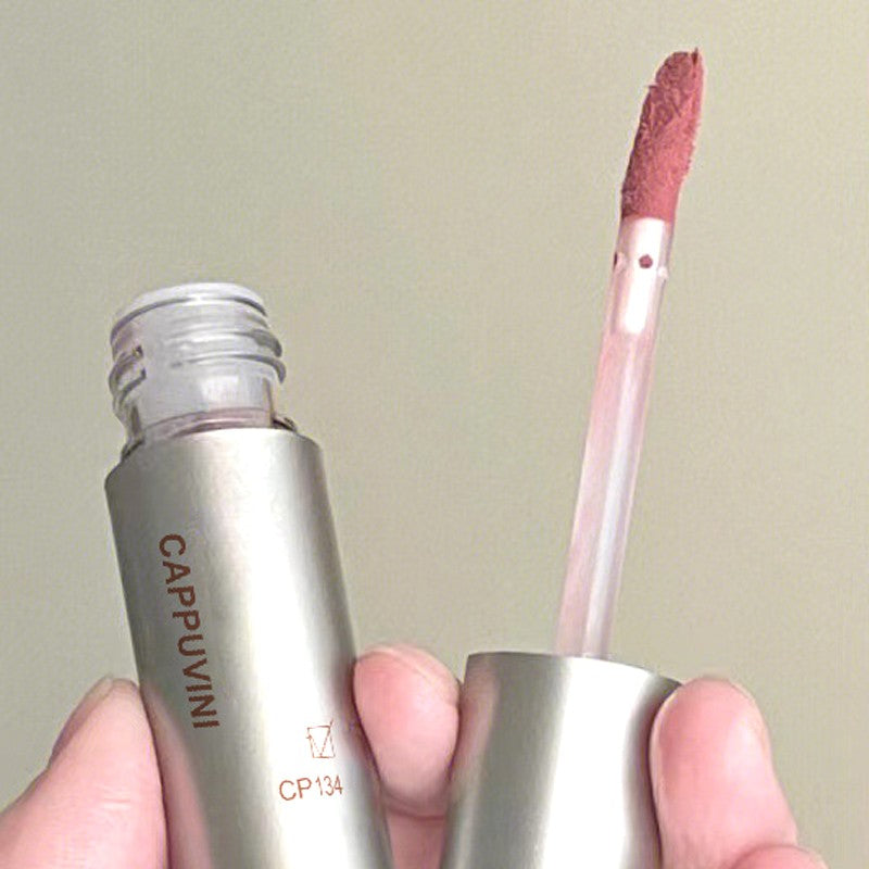 Brillo de labios de niebla mate de terciopelo único, taza antiadherente impermeable, esmalte de labios a prueba de manchas, lápiz labial líquido que no se decolora