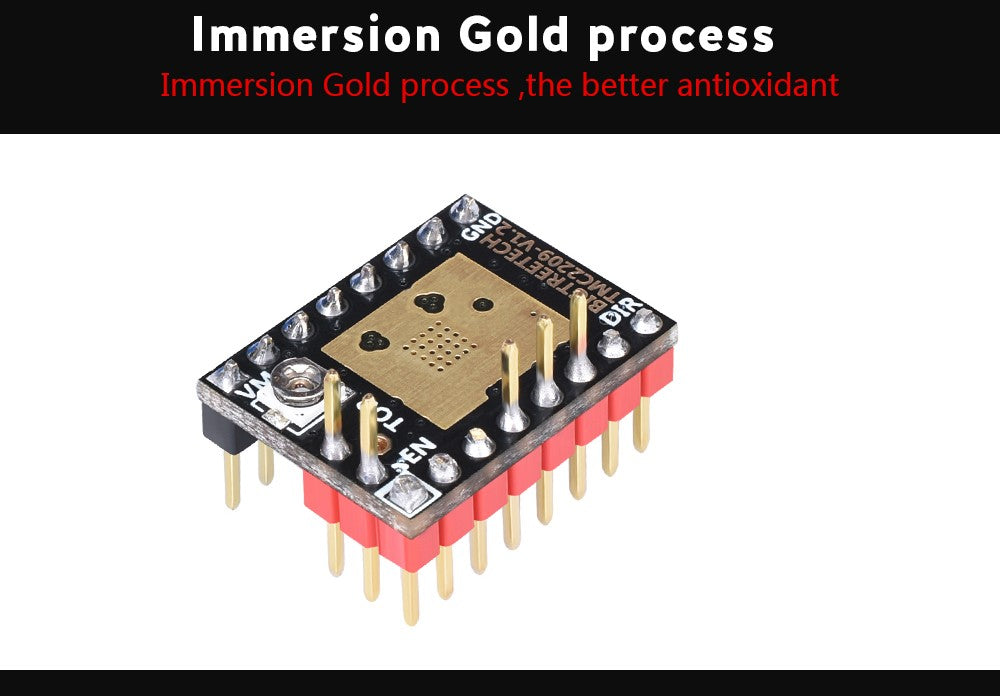 BIGTREETECH controlador de Motor paso a paso TMC2209 V1.3  piezas de impresora 3D TMC2208 para BTT Octopus SKR V1.4 SKR Mini E3 Ender3 V2 Voron 2.4