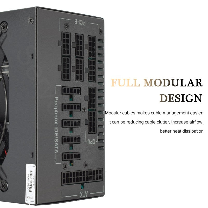 160V-240V ETC RVN ATX PC PSU para máquina de minería BTC módulo completo 1800W 2000W fuente de alimentación de minería compatible con 8 GPU