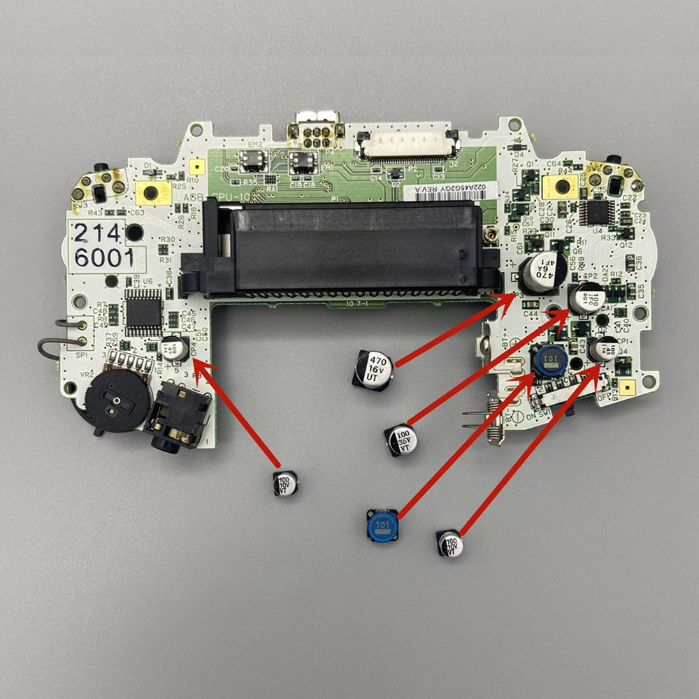 Condensador de placa base JCD para GBA GBP GBC para Gameboy Pock et para GBA GBC GBP GBA SP GBL Color reemplazo de reparación de placa base
