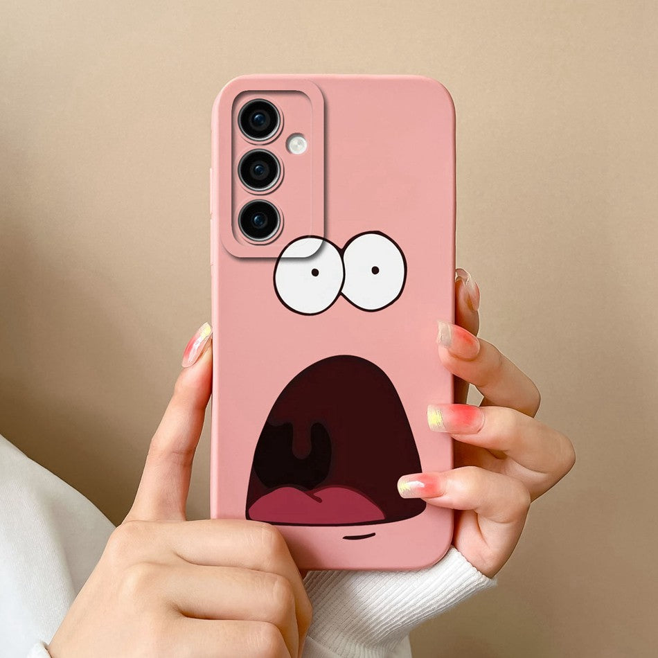 Funda para Samsung A35 A55 5G, funda trasera romántica, Protector de cámara de silicona líquida suave para Samsung A 35 A 55 Anti Choc Coque Capa
