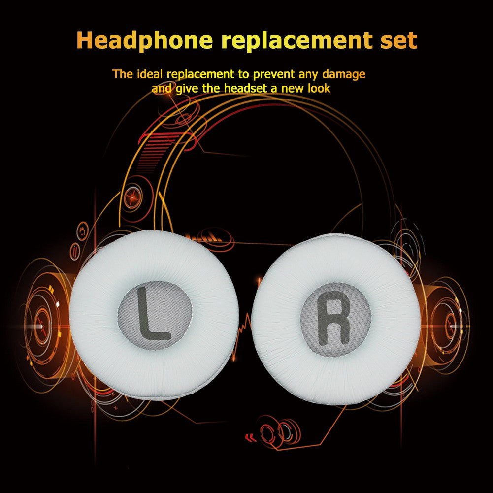 Almohadillas suaves para auriculares JBL Tune 500BT T450BT T600, almohadillas de espuma de cuero para los oídos, reemplazo de cojín, 1 par