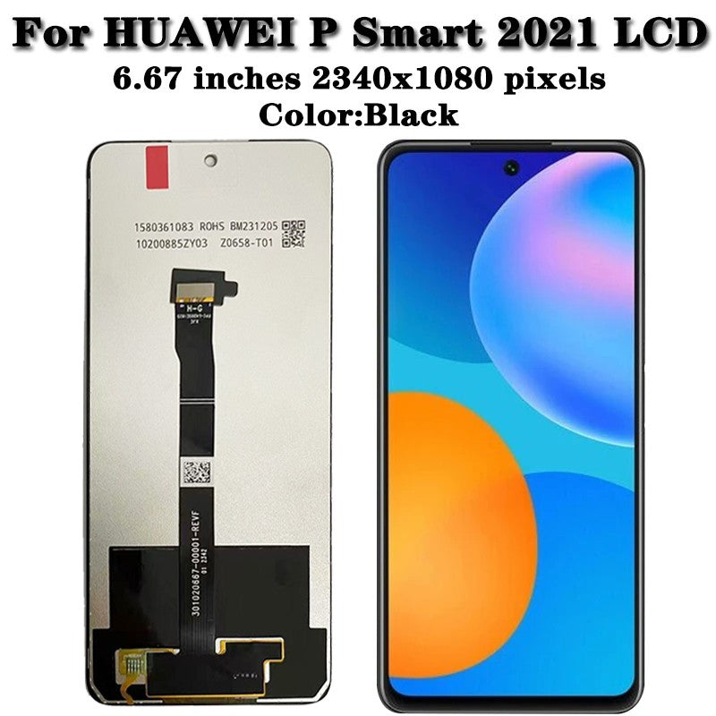 Pantalla táctil LCD de calidad AAA de 6,67 pulgadas para Huawei P Smart 2021 PPA-LX1 LX2, para Honor X10 Lite DNN-LX9, para Huawei Y7A PPA-LX3