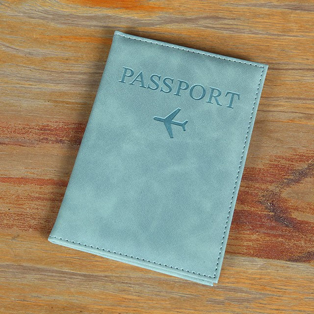 Amante el mapa del mundo cubierta de pasaporte estampado en caliente avión Simple mujeres hombres viaje pasaporte estuche protector moda regalo de boda