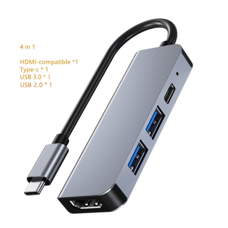 Adaptador USB C a HDMI 4K, USB 3.0 Tipo C PD SD TF, Estación de Acoplamiento, Divisor para MacBook, iPad, Samsung S10, Dex, Laptop