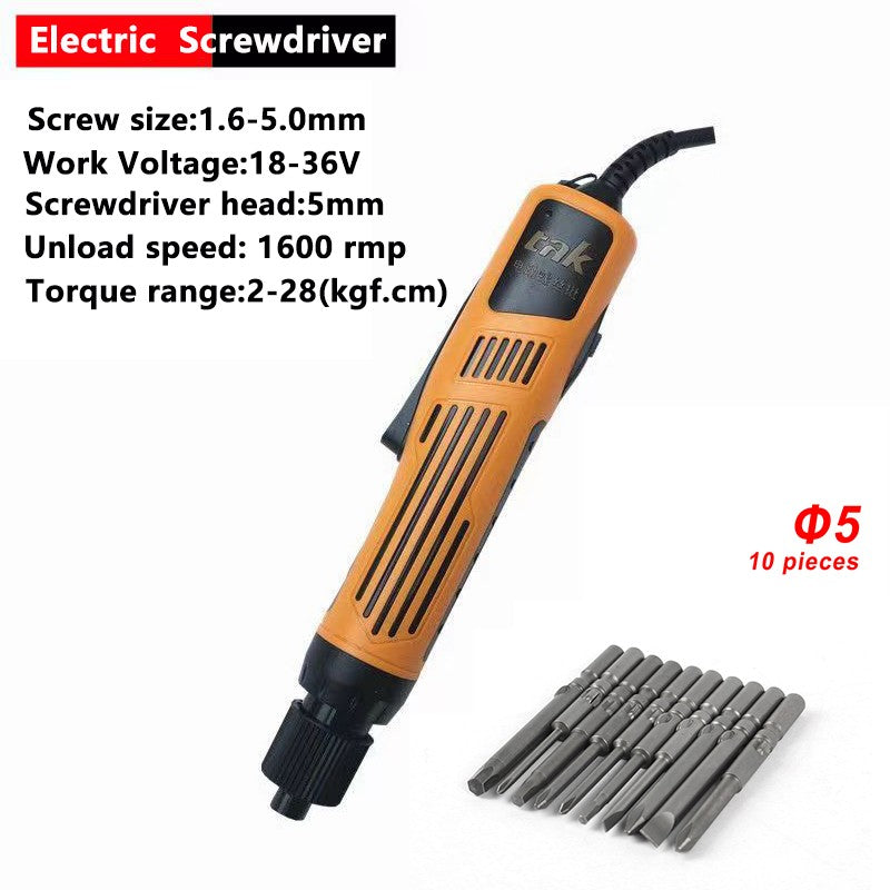 Juego de herramientas eléctricas de 18-36V, destornillador industrial, destornillador semiautomático, Motor de cobre ajustable de torsión apto para puntas de tornillo de 1,2-6mm