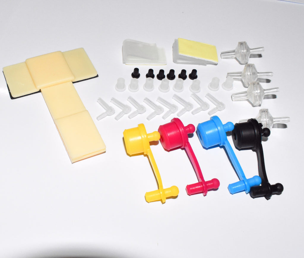 Accesorios CISS, kit de herramientas de bricolaje, tanque ciss, vía de tinta, piezas CISS DIY para canon epson HP brother, cartuchos de tinta ciss de 4 colores