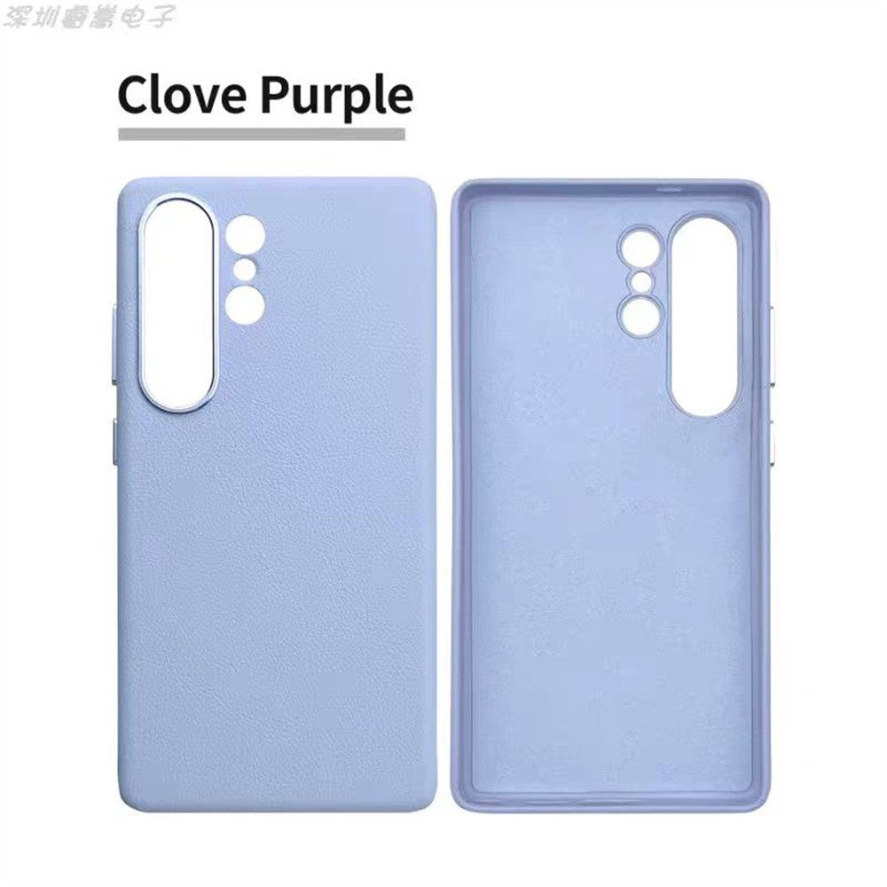 Funda de cuero para teléfono móvil Samsung Galaxy S25 Ultra/S25 Plus/S25 /S25 +/S25 Edge, carcasa protectora trasera suave de lujo con logotipo