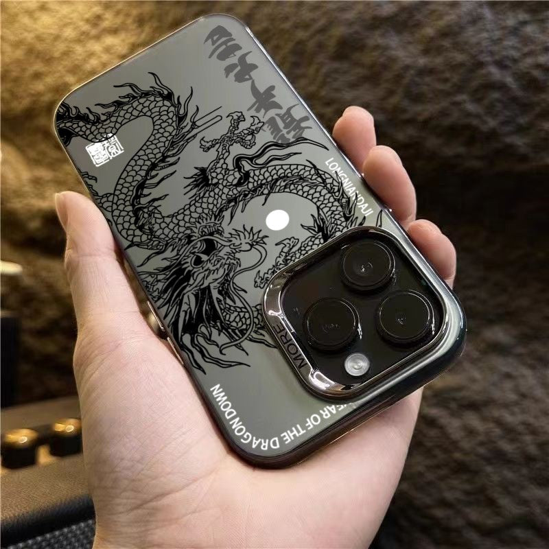 Funda armadura anticaída de tótem de dragón de lujo para Xiaomi Redmi Note 13 12 Turbo 11 Pro Plus 10 Pro Max 12S 11S Redmi 12 4G 13C