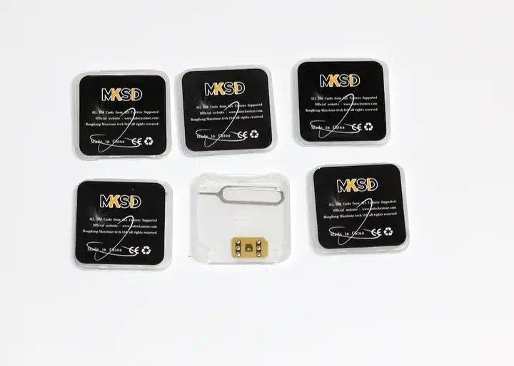 Las últimas pegatinas de tarjetas de desbloqueo MKSD Ultra V5.5 para IPhone 6/7/8/X/XS/XR/XSMAX/11/12/13PM todas las series MKSD negro/MKSD azul