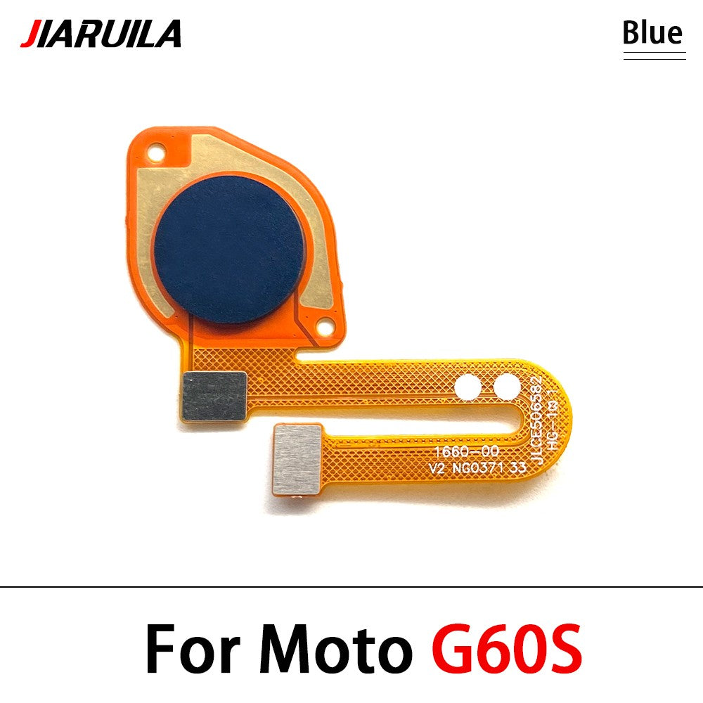 Botón de inicio, Sensor de identificación táctil de huellas dactilares, cinta de Cable flexible, piezas de repuesto para Moto G22 G31 G51 5G G60S G71