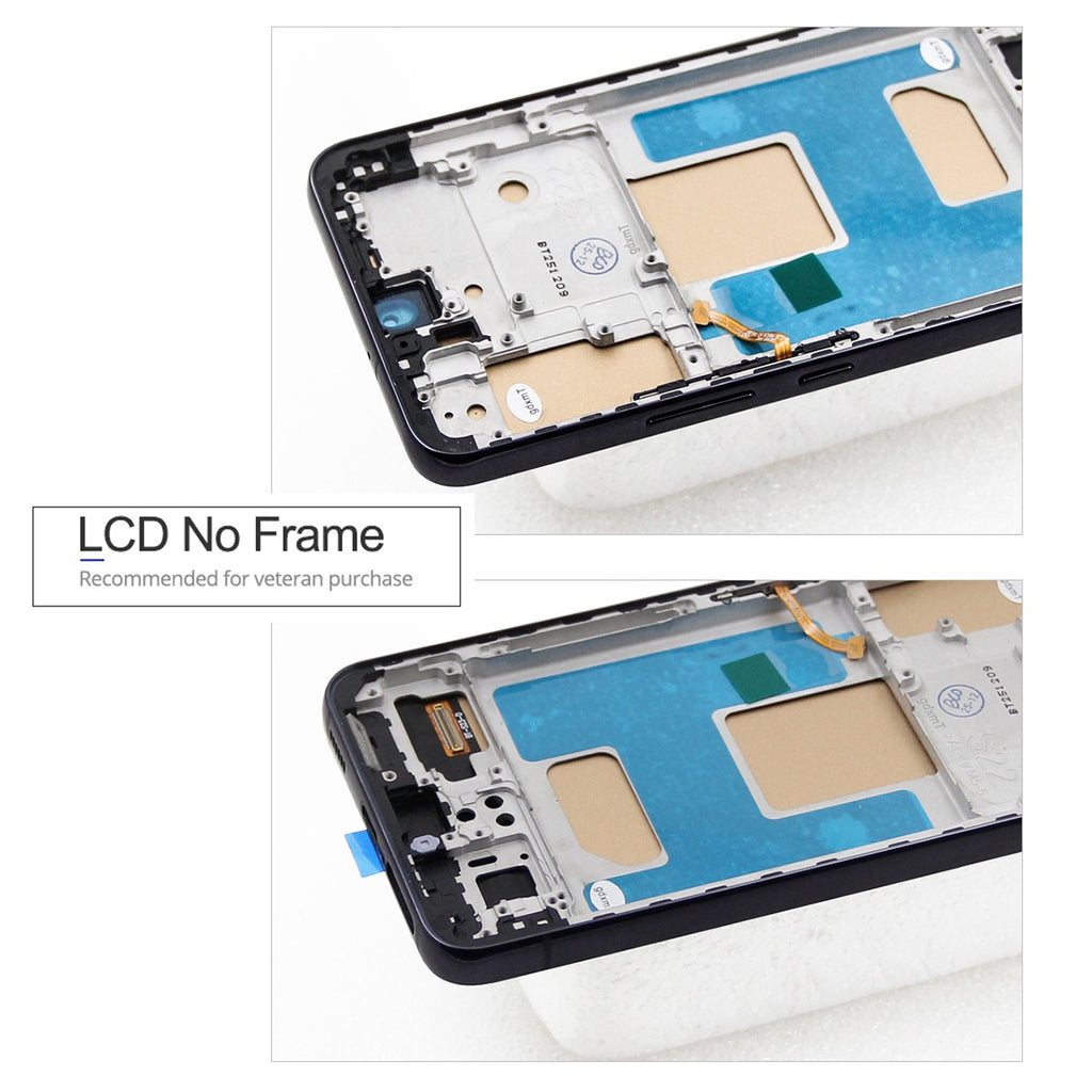 Probado para Samsung S22 5G pantalla LCD Digitalizador de pantalla táctil para Samsung S901 S901B S901U SM-S901E/DS pantalla con marco