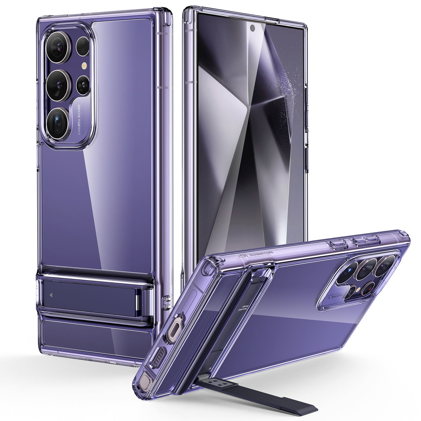 Funda ESR para Samsung Galaxy S24 Ultra con Soporte, Compatible con MagSafe, Admite 3 Modos de Soporte, Funda Antigolpes
