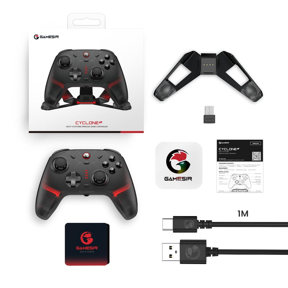 GameSir Cyclone 2 Bluetooth Gamepad controlador de juegos inalámbrico para Nintendo Switch 2 Arcade iPhone Android teléfono PC Joystick